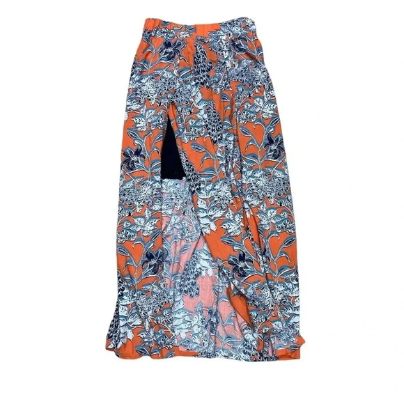 Cabi Calypso Maxi Skirt Paradise Floral Faux Wrap Sash Elastic Style 5250 size S - Picture 10 of 10